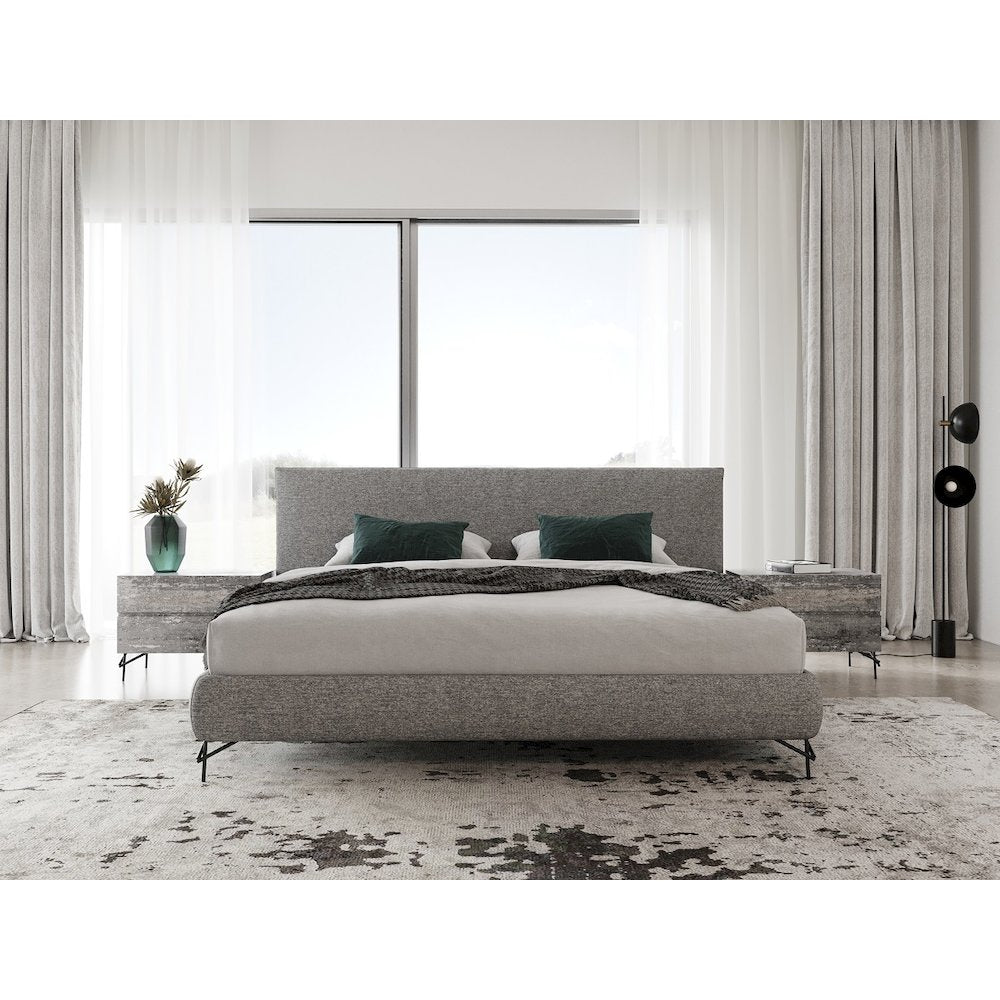 Nova Domus Aria - Italian Modern Multi Grey EK Bedroom Set