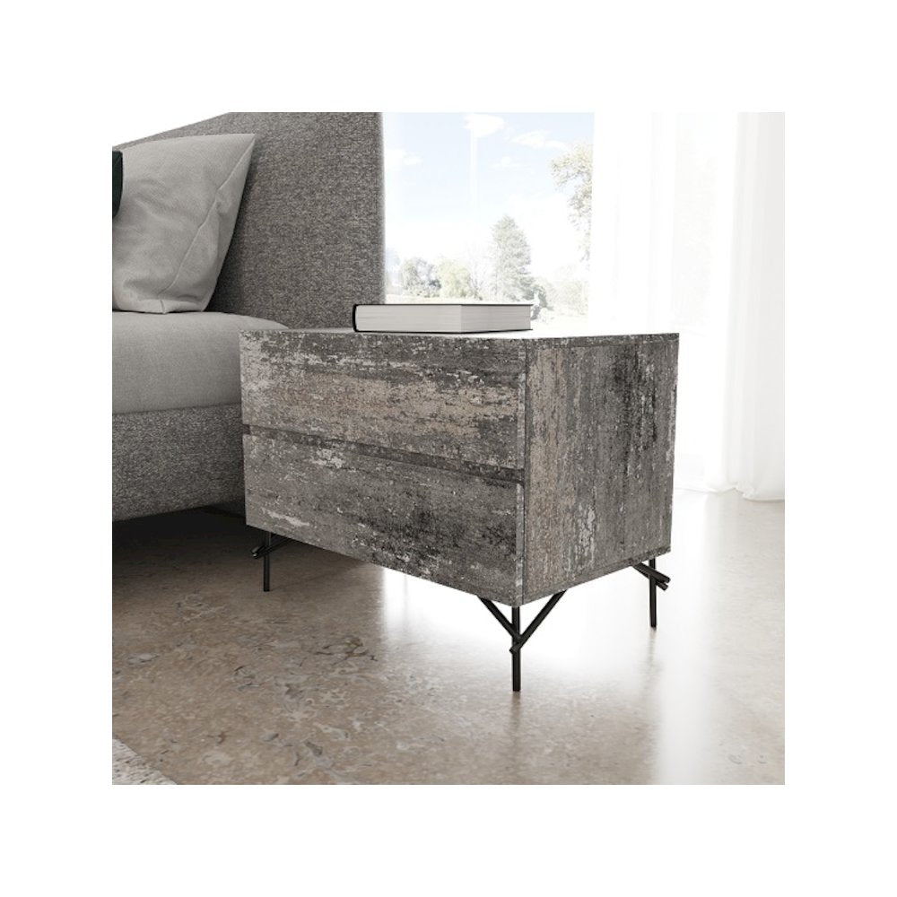 Nova Domus Aria - Italian Modern Multi Grey EK Bedroom Set