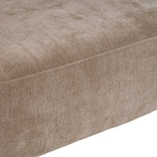 Arnaud - Modern Tan Fabric + Brown Oak Accent Chair