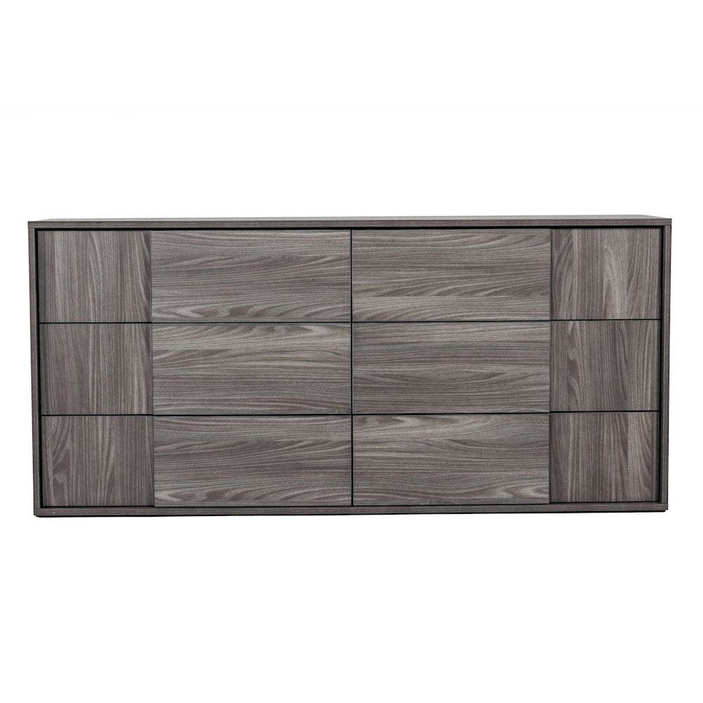 Nova Domus Asus - Italian Modern Elm Grey Dresser