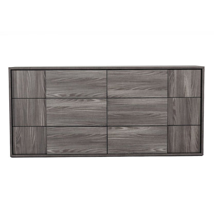 Nova Domus Asus - Italian Modern Elm Grey Dresser