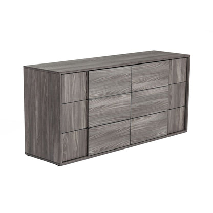 Nova Domus Asus - Italian Modern Elm Grey Dresser