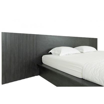 Modrest Manchester - Queen Contemporary Dark Grey Platform Bed