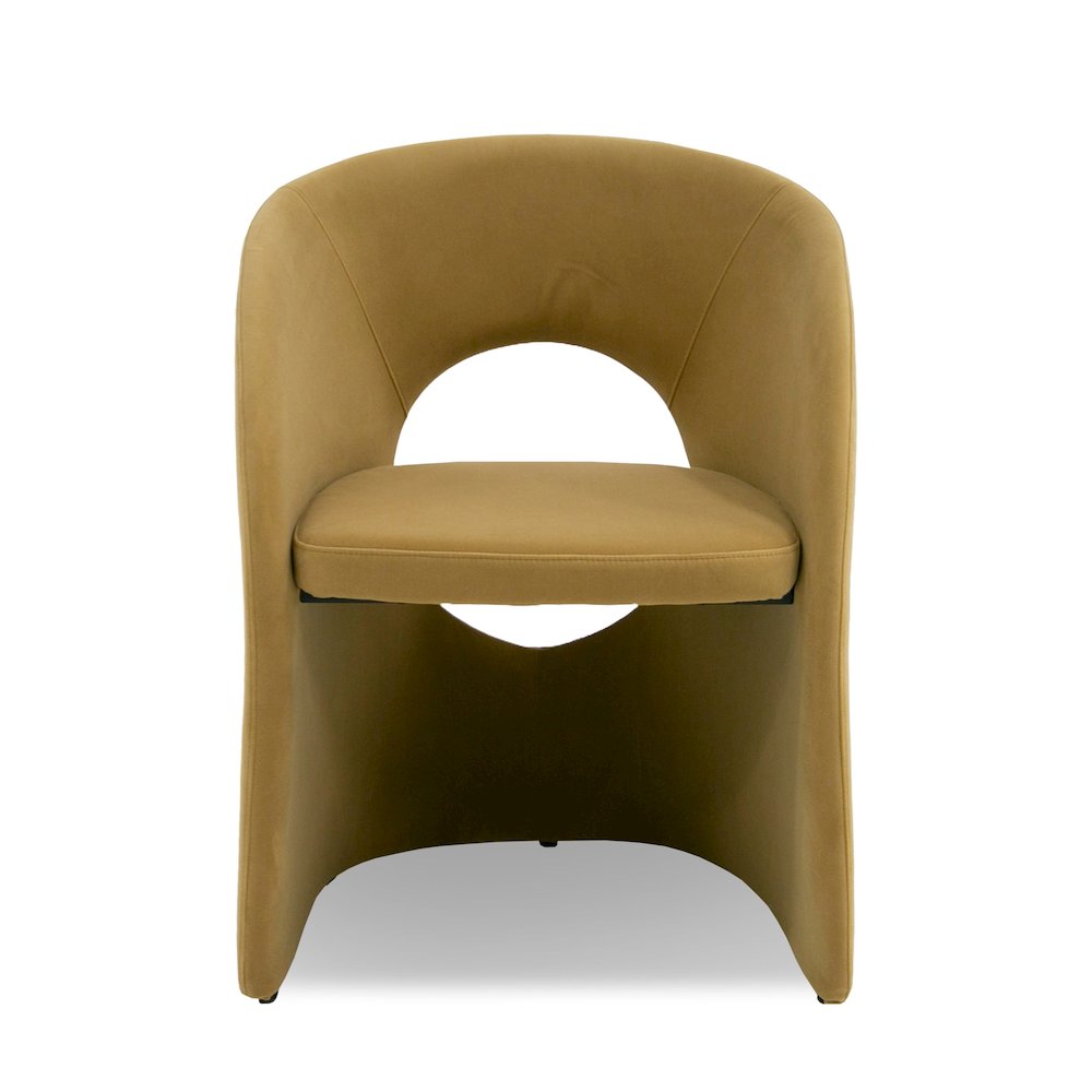 Modrest Brea - Modern Tan Fabric Dining Chair