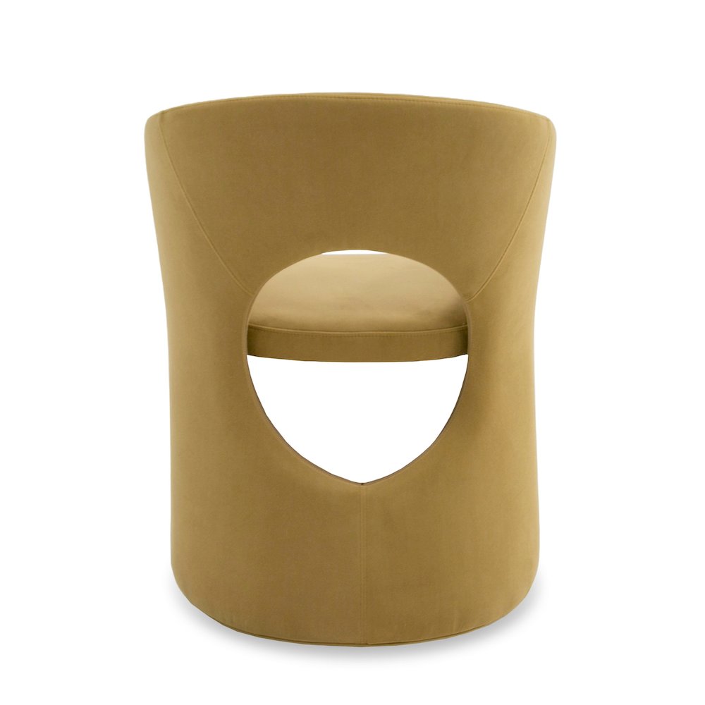 Modrest Brea - Modern Tan Fabric Dining Chair