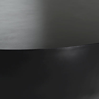 Bronte - Modern Black Concrete Round Coffee Table
