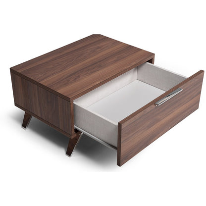 Nova Domus Brooklyn Italian Modern Walnut Nightstand
