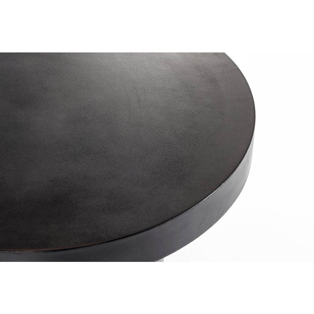 Modrest Bruni - Modern Black Concrete End Table