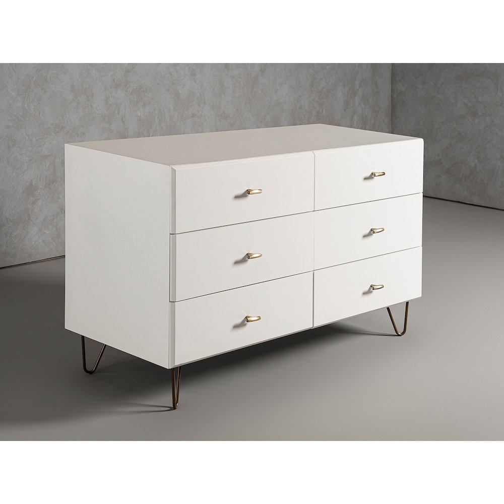 Bryan - Modern White Dresser