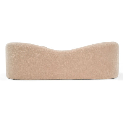 Divani Casa Calico - Contemporary Tan Fabric 3-Seat Sofa