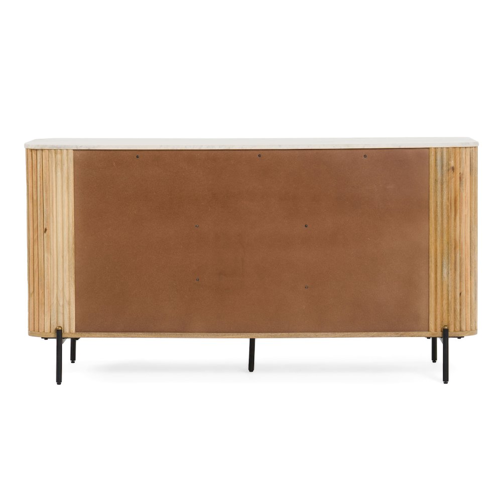 Modrest - Cambridge White Marble & Mango Buffet