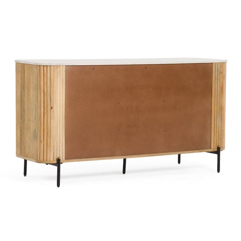 Modrest - Cambridge White Marble & Mango Buffet