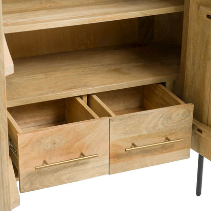 Modrest - Cambridge White Marble & Mango Tall Buffet