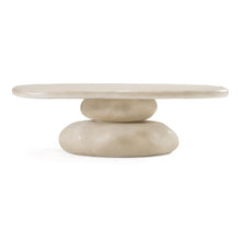 Coates - Modern Beige Concrete Coffee Table