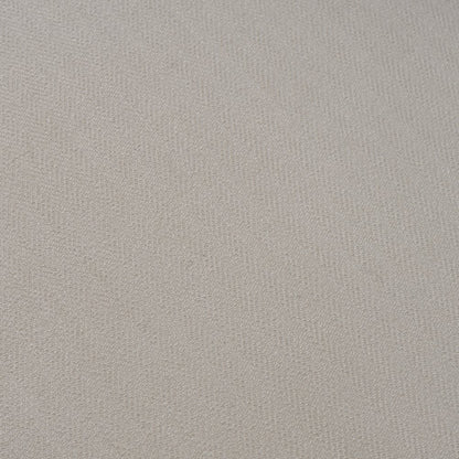 Modrest Cynthia - Modern White Fabric + Wood Loveseat