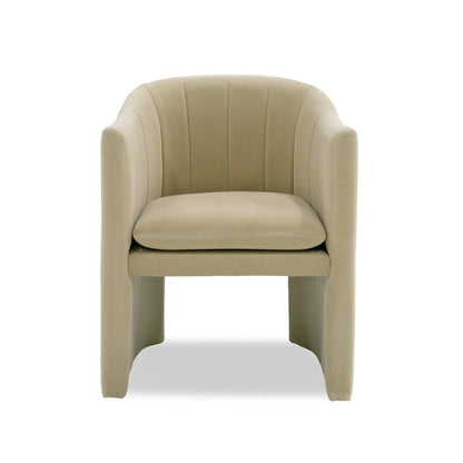 Modrest Danube - Modern Beige Fabric Dining Chair