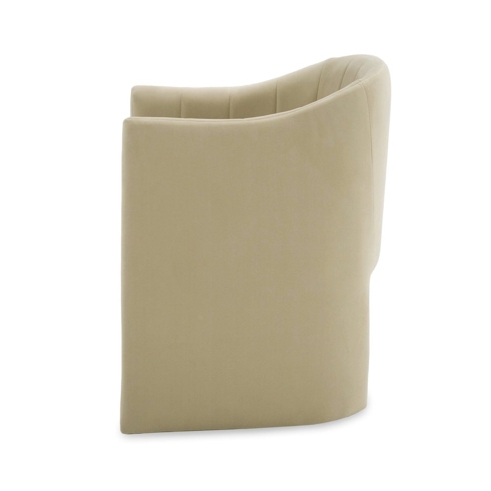 Modrest Danube - Modern Beige Fabric Dining Chair