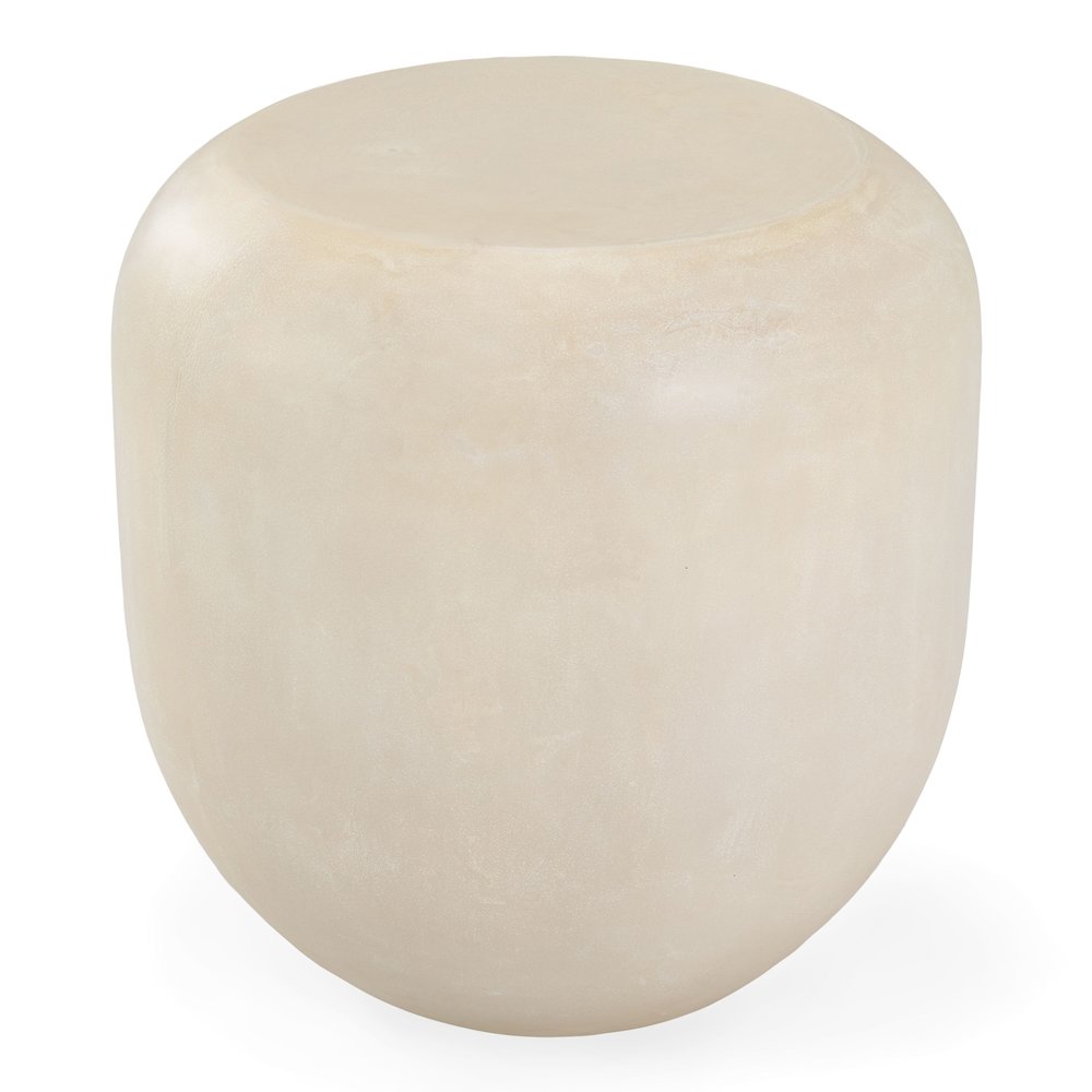 Denny - Modern Beige Fiberform End Table