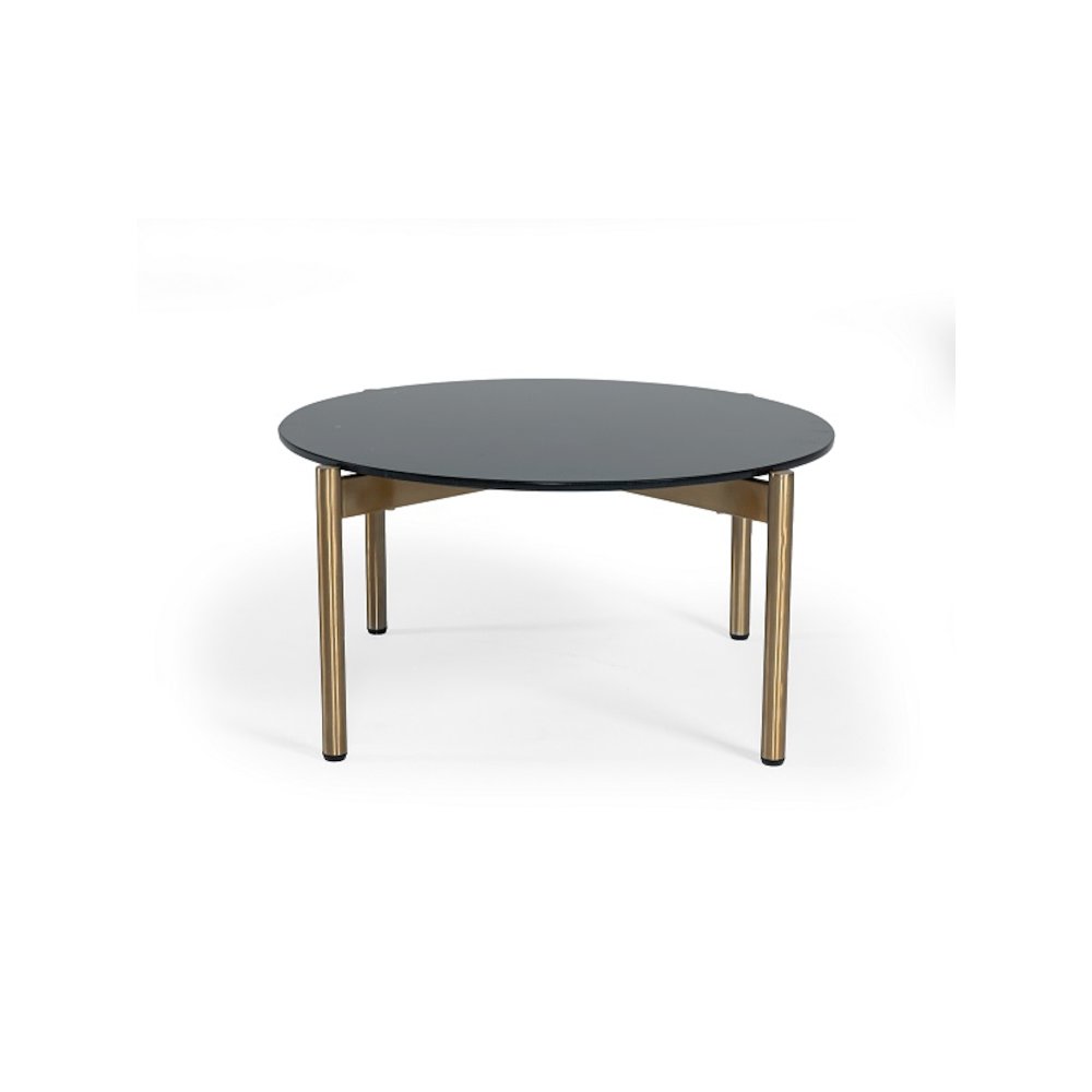 Modrest Denzel - Black Marble + Gold Coffee Table