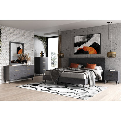 Modrest Diana - Modern Grey Ash Mirror