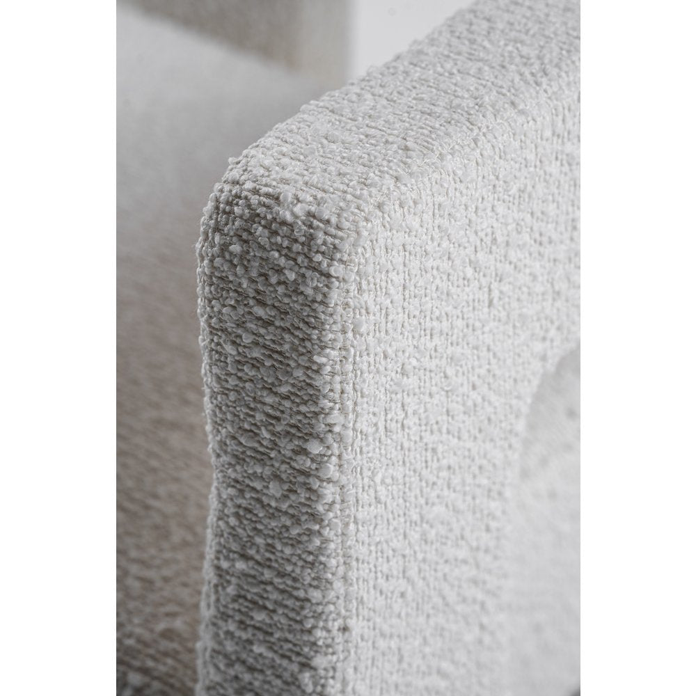 Modrest Drea - Modern White Fabric Dining Chair