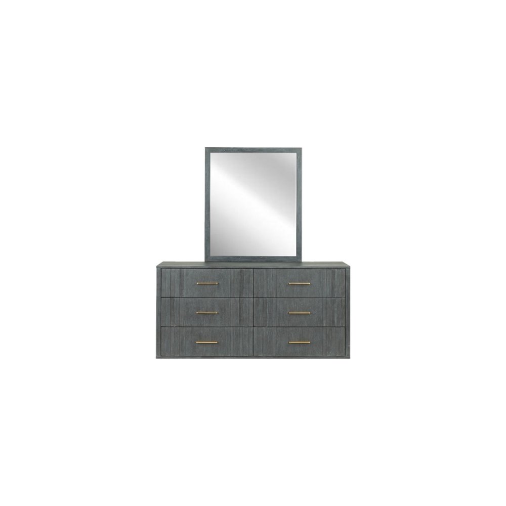 Modrest Manchester- Contemporary Dark Grey Mirror