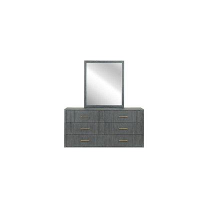 Modrest Manchester- Contemporary Dark Grey Mirror