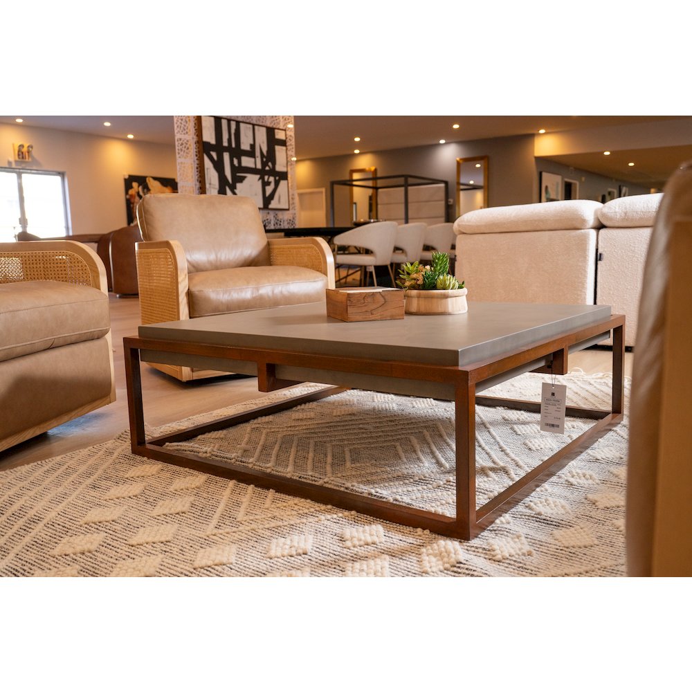 Shepard Modern Concrete Coffee Table
