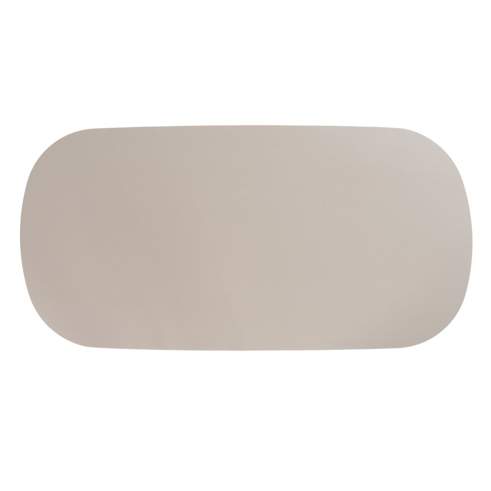 Evermore - Modern Grey Faux Cement Oval Dining Table