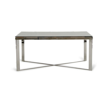 Santiago Modern Rectangular Wood Mosaic Dining Table