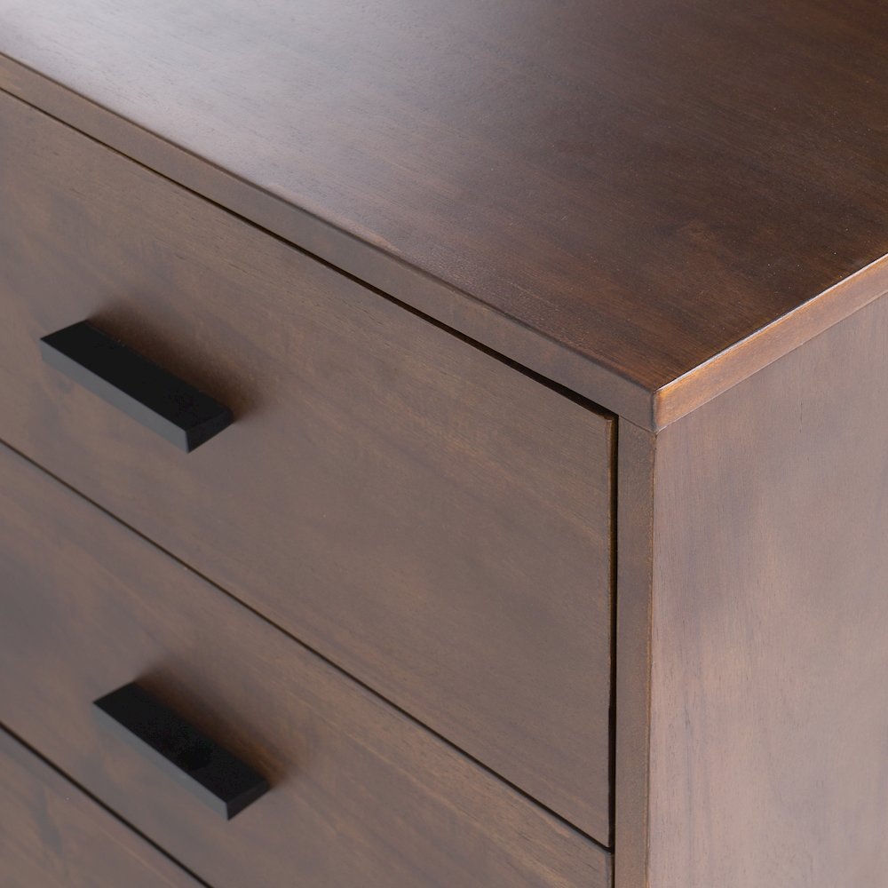 Nova Domus Fantasia - Contemporary Dark Walnut Dresser