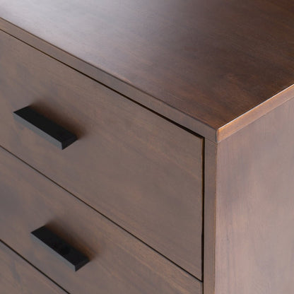 Nova Domus Fantasia - Contemporary Dark Walnut Dresser