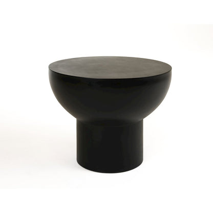 Modrest Fate - Modern Black Concrete End Table