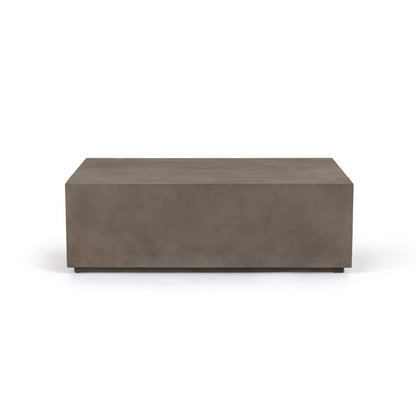 Modrest Fresno - Modern Grey Concrete Coffee Table