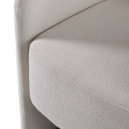 Modrest Hermosa - Modern White Fabric Dining Chair