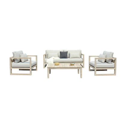 Calm - Outdoor Grey Acacia Sofa Set