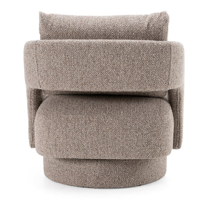 Divani Casa Johnny - Modern Brown Fabric Accent Chair