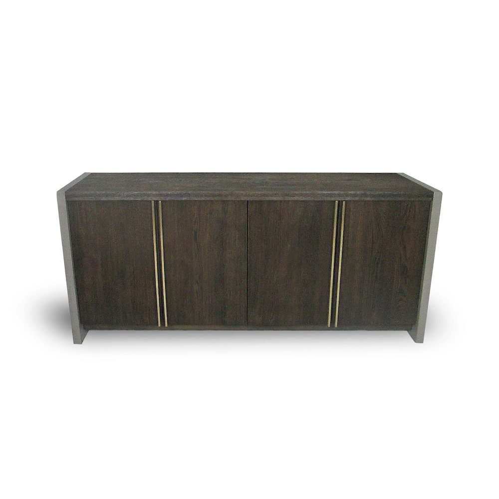 Modrest June - Modern Dark Grey & Walnut Buffet