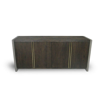 Modrest June - Modern Dark Grey & Walnut Buffet