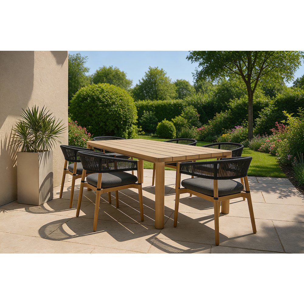 Evora - Outdoor Eucalyptus Rectangular Dining Table