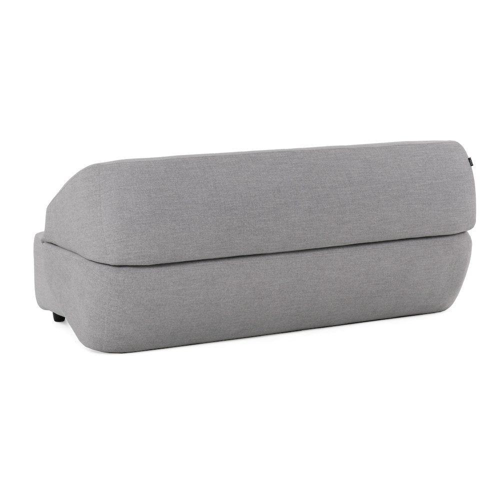 Divani Casa Lerner - Modern Light Grey Fabric Sofa Bed
