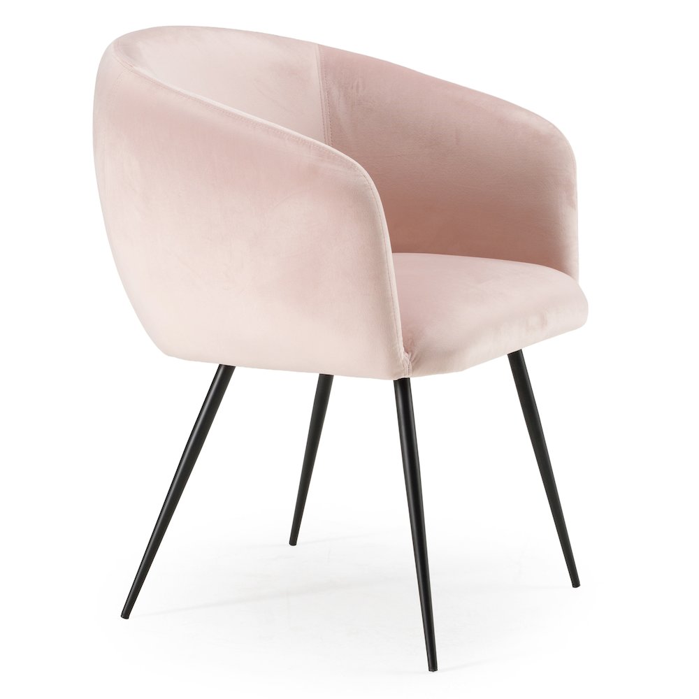 Conroy Luzerne - Modern Black Pink Dining Table Set