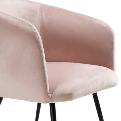Conroy Luzerne - Modern Black Pink Dining Table Set