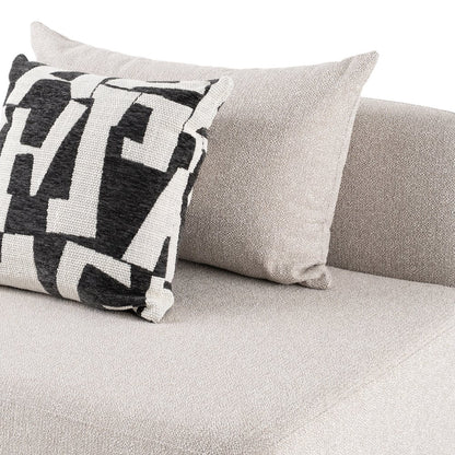 Divani Casa Marge - Contemporary Beige Sectional Sofa