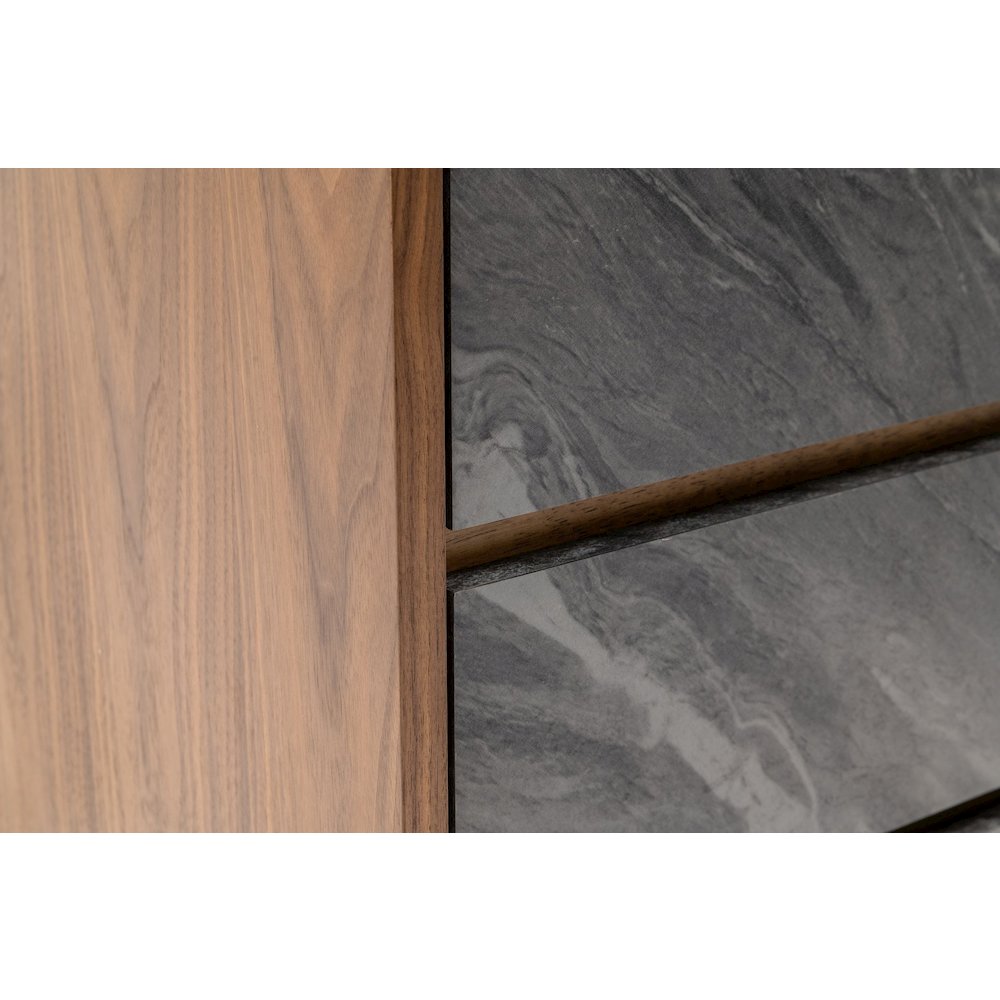 Nova Domus Metcalf - Mid-Century Walnut & Grey Dresser