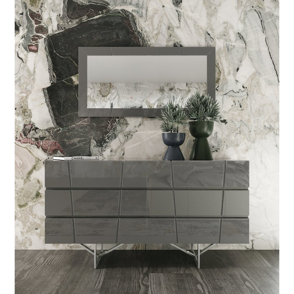 Modrest Chrysler Modern Grey Mirror