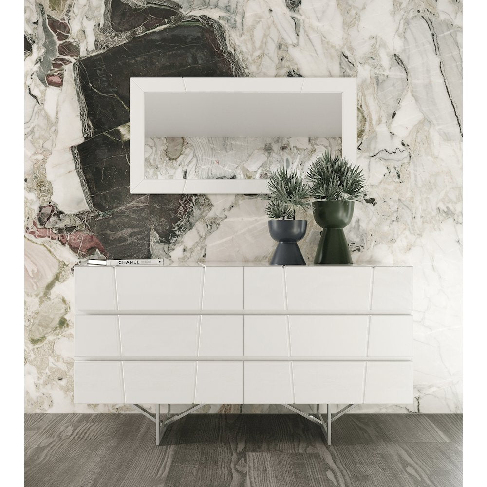 Modrest Chrysler Modern White Dresser