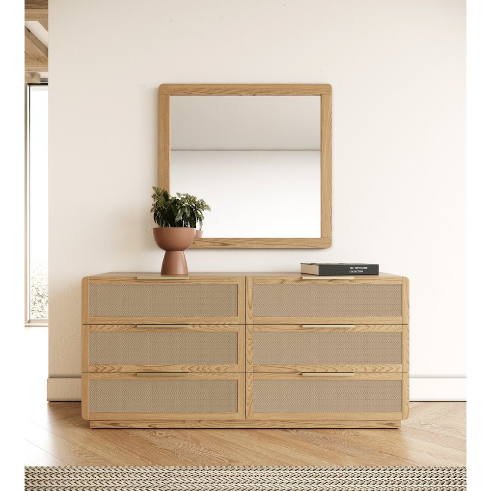 Modrest Gavin - Modern Natural Ash Mirror