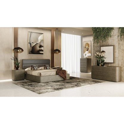 Modrest Lois - Modern Beige Shagreen + Brass Dresser