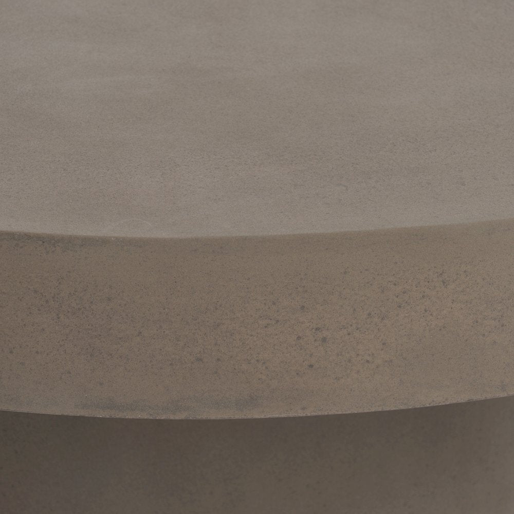 Morley - Modern Round Concrete Coffee Table